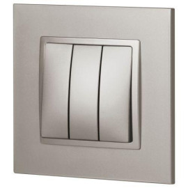 Выключатель 3-кл. Elegance 14-1107-16 250В 10АХ титан Эра Б0065799