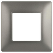 Рамка 1-м Elegance 14-5001-16 для розеток и выключателей титан Эра Б0065801