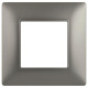 Рамка 1-м Elegance 14-5001-16 для розеток и выключателей титан Эра Б0065801