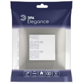 Рамка 1-м Elegance 14-5001-16 для розеток и выключателей титан Эра Б0065801