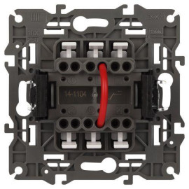 Выключатель 2-кл. Elegance 14-1104-16 250В 10АХ титан Эра Б0065803