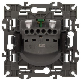 Розетка Elegance 14-2102-01М 16А 250В 2P+E Schuko защ. шторки матов. бел. Эра Б0065804