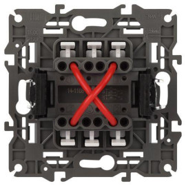 Переключатель перекрестный Elegance 14-1108-01М IP20 250В 10АХ матов. бел. Эра Б0065805