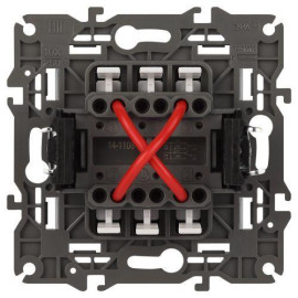 Переключатель перекрестный Elegance 14-1108-16 IP20 250В 10АХ титан Эра Б0065809