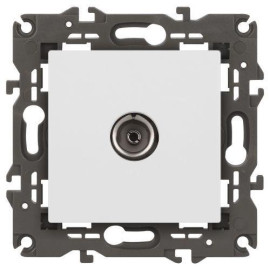 Розетка телевизионная одиночная TV Elegance 14-3101-01М матов. бел. Эра Б0065813