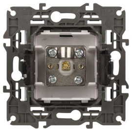 Розетка телевизионная одиночная TV Elegance 14-3101-01М матов. бел. Эра Б0065813