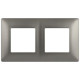 Рамка 2-м Elegance 14-5002-16 для розеток и выключателей титан Эра Б0065815