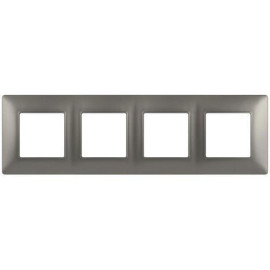 Рамка 4-м Elegance 14-5004-16 для розеток и выключателей титан Эра Б0065819