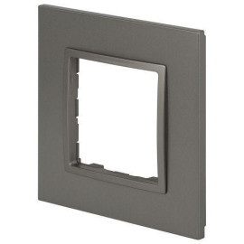 Рамка 1-м Elegance 14-5011-16 Classic для розеток и выключателей титан Эра Б0065823