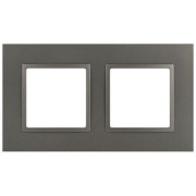 Рамка 2-м Elegance 14-5012-16 Classic для розеток и выключателей титан Эра Б0065825