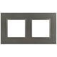 Рамка 2-м Elegance 14-5012-16 Classic для розеток и выключателей титан Эра Б0065825