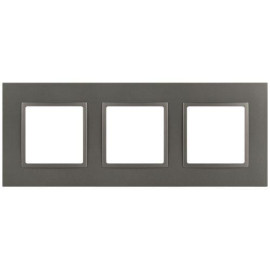 Рамка 3-м Elegance 14-5013-16 Classic для розеток и выключателей титан Эра Б0065827