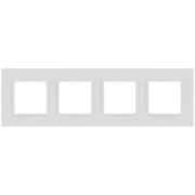 Рамка 4-м Elegance 14-5014-01М Classic для розеток и выключателей матов. бел. Эра Б0065828
