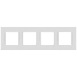 Рамка 4-м Elegance 14-5014-01М Classic для розеток и выключателей матов. бел. Эра Б0065828