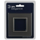 Рамка 1-м Elegance 14-5101-16 для розеток и выключателей стекло титан Эра Б0065833