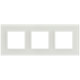 Рамка 3-м Elegance 14-5103-01М для розеток и выключателей стекло матов. бел. Эра Б0065836