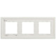Рамка 3-м Elegance 14-5103-01М для розеток и выключателей стекло матов. бел. Эра Б0065836