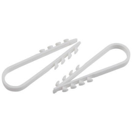 Дюбель-хомут 19-25мм для круглого кабеля NO-224-224 бел. (уп.100шт) Эра Б0066261