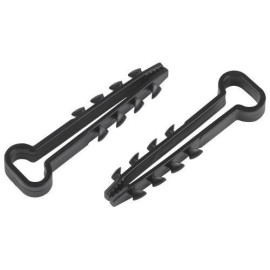 Дюбель-хомут 5-8мм для плоского кабеля NO-224-554 черн. (уп.100шт) Эра Б0066280