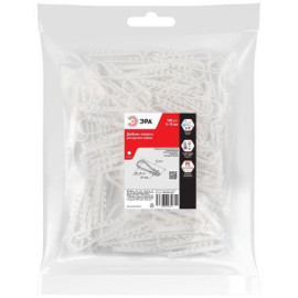 Дюбель-хомут 5-10мм для круглого кабеля NO-224-222 бел. (уп.100шт) ЭраБ0066284