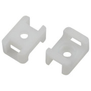 Площадка под хомуты 22х16мм с монтажным отверст. М4 NO-225-313 бел. (уп.10шт) Эра Б0066687