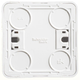 Выключатель 1-кл. ОП Этюд 10А IP20 с подсветкой бел. SE BA10-005B