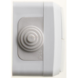 Выключатель 2-кл. ОП Этюд 10А IP44 10AX сер. SE BA10-042C