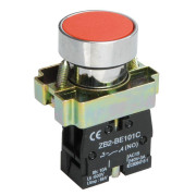 Кнопка LAY5-BA42 1НЗ без подсветки красн. KARAT IEK BBT61-BA-K04