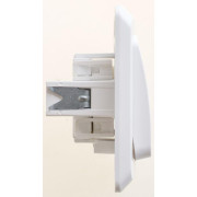 Выключатель 2-кл. СП Этюд 10А IP20 с подсветкой бел. SE BC10-006B