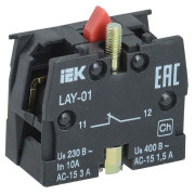 Блок контактный 1р для LAY5 KARAT IEK BDK11