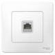 Розетка компьютерная 1-м СП Blanca RJ45 кат.5E бел. SE BLNIS045001