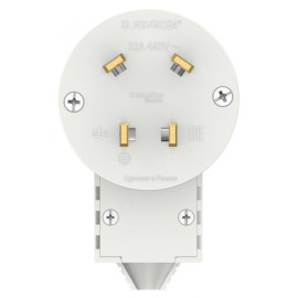 Вилка силовая СП Blanca 3P+E 32А 400В бел. SE BLNSV003241