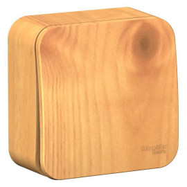 Выключатель 1-кл. ОП Blanca 10А IP20 (сх. 1) 250В с изолир. пластиной ясень SE BLNVA101015