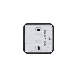 Выключатель 2-кл. ОП Blanca 10А IP20 (сх. 5) 250В с подсветкой с изолир. пластиной антрацит SE BLNVA105116