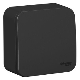 Переключатель проходной 1-кл. ОП Blanca 10А IP20 (сх. 6) 250В с изолир. пластиной антрацит SE BLNVA106016