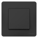 Выключатель 1-кл. СП Blanca 10А IP20 (сх. 1) 250В антрацит SE BLNVS010106