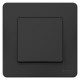 Переключатель проходной 1-кл. СП Blanca 10А IP20 (сх. 6) 250В антрацит SE BLNVS010606