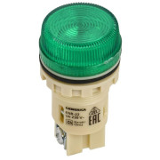 Лампа сигнальная ENR-22 d22мм 240В зел. цилиндр неон GENERICA BLS40-ENR-K06