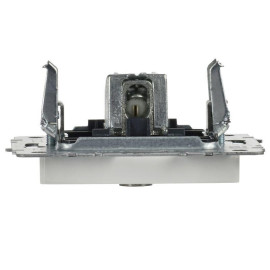 Розетка телевизионная оконечная TV СП Brite РТВ11-0-БрБ механизм бел. IEK BR-A10-O-K01