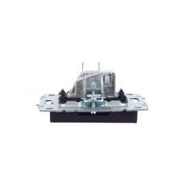 Розетка телевизионная оконечная TV СП Brite РТВ11-0-БрЧ механизм черн. IEK BR-A10-O-K02