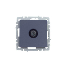 Розетка телевизионная оконечная TV СП Brite РТВ11-0-БрМ механизм маренго IEK BR-A10-O-K35