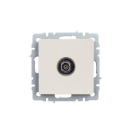 Розетка телевизионная оконечная TV СП Brite РТВ11-0-БрЖ механизм жемчуж. IEK BR-A10-O-K36