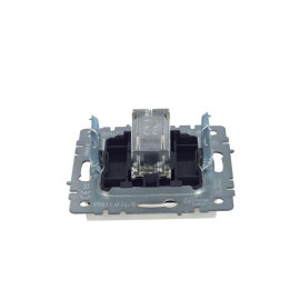 Розетка телевизионная оконечная TV СП Brite РТВ11-0-БрЖ механизм жемчуж. IEK BR-A10-O-K36