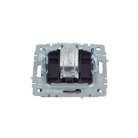 Розетка телевизионная оконечная TV СП Brite РТВ11-0-БрС механизм сталь IEK BR-A10-O-K46