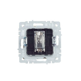 Розетка телевизионная оконечная TV СП Brite РТВ11-0-БрА механизм алюм. IEK BR-A10-O-K47