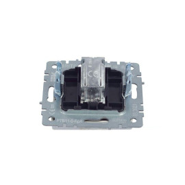 Розетка телевизионная оконечная TV СП Brite РТВ11-0-БрА механизм алюм. IEK BR-A10-O-K47