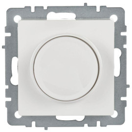 Светорегулятор СП BRITE пов-наж. 600Вт СС10-1-0-БрБ механизм бел. IEK BR-D20-0600-K01