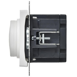 Светорегулятор поворотно-нажимной СП BRITE СС10-1-0-БрАБ 600Вт механизм арктич. бел. IEK BR-D20-0600-K91