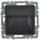 Подсветка светодиодная BRITE встраив. ПЛ20-БрЧ механизм черн. IEK BR-FL20-K02