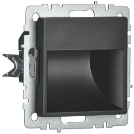 Подсветка светодиодная BRITE встраив. ПЛ20-БрЧ механизм черн. IEK BR-FL20-K02